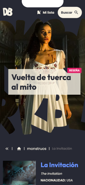 Ficha de una película en DarkBlobcine.com