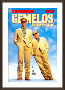 Cartel de la película Los gemelos golpean dos veces - TWins, de Ivan Reitman