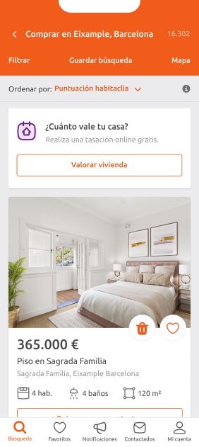 Habitaclia App - detalle de un anuncio