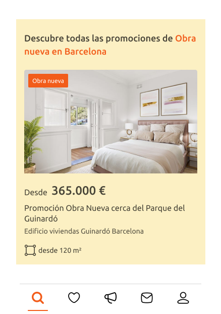 Habitaclia App - detalle de un anuncio