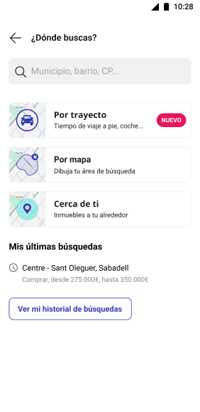La búsqueda por tiempo de trayecto como nueva forma de búsqueda en Fotocasa
